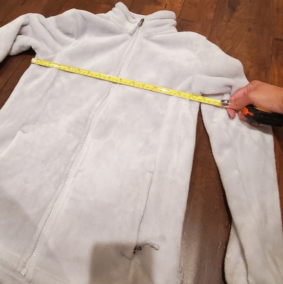 32 Degrees Heat Faux Fur Plush Full Zip Up Jacket size Large in Gray - Picture 6 of 8